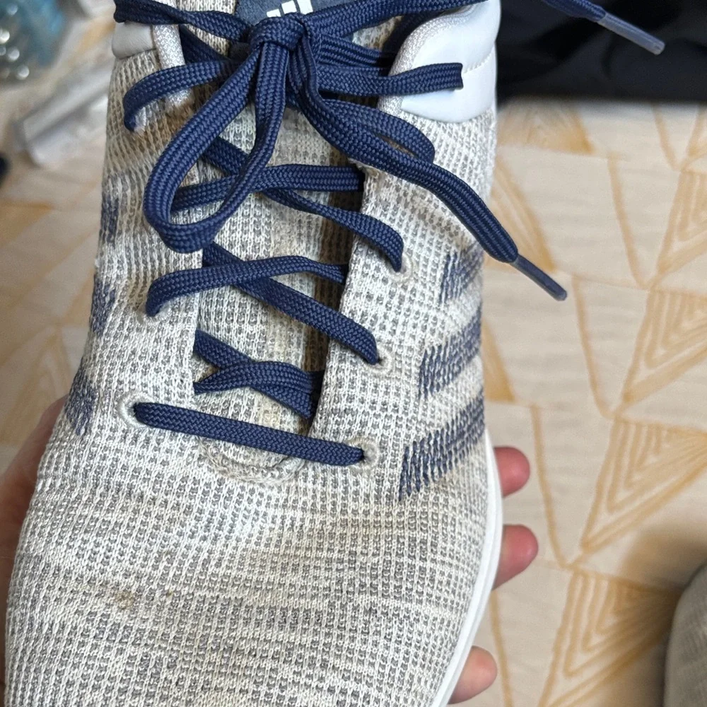 adidas Light Gray and Blue Hybrid Golf Shoes size 9 - Picture 6 of 7